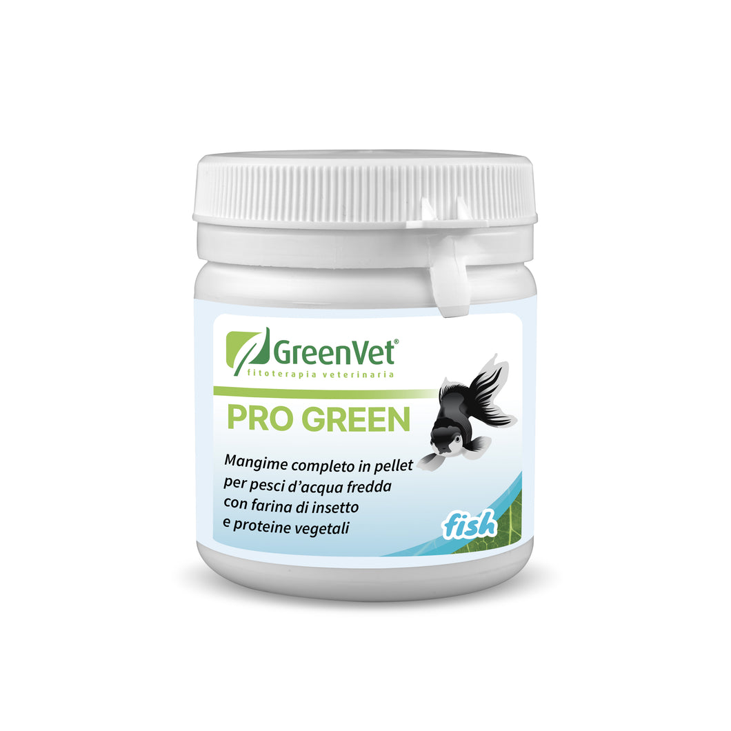 Mangime Pro Green di GreenVet - Nutrizione Ottimale per Pesci Onnivori e Vegetariani